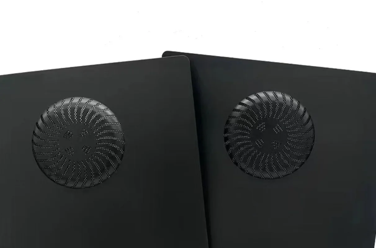 2Pcs Dust Net Fan Dust Filter Breathable Ventilation Dustproof Mesh Case Cover with Cleaning Brush for PS5 Game Console