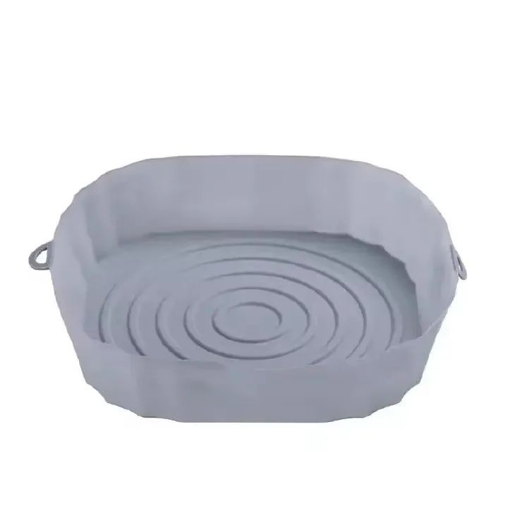 1PC-Air Fryer Pan Silicone Basket Airfryer Oven Baking Silicone Tray Reusable Airfryer Pot Pan Liner Mold Pizza Fried Chickenc  C-254