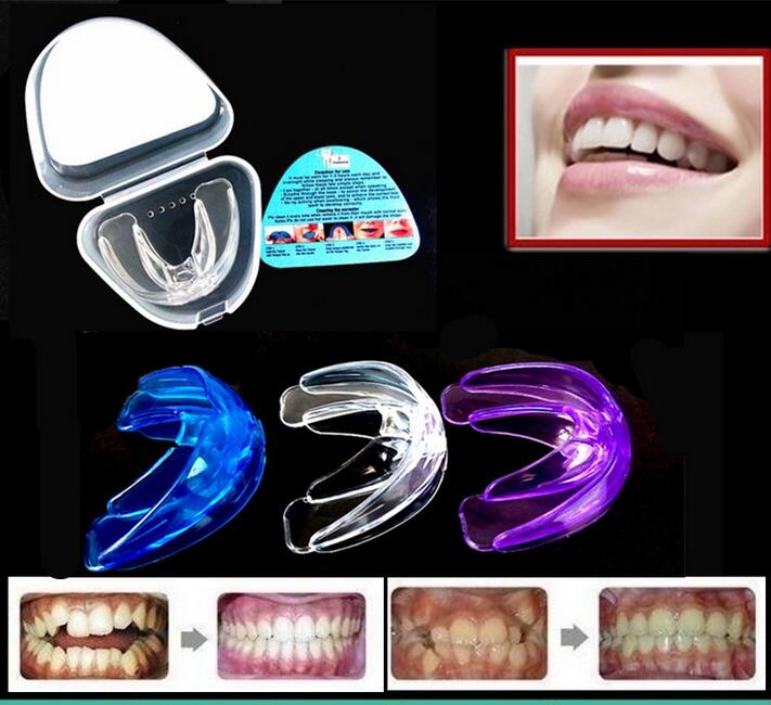 Orthodontic Braces Dental Braces Instanted Silicone Smile Teeth Alignment Trainer Teeth Retainer Mouth Guard Braces Tooth Tray B2--40