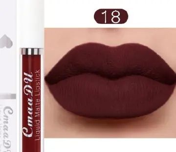 Cmaadu 18 Colors Waterproof Liquid Lipsticks Lip Makeup Matte Velvet Lipstick Lip Gloss Cosmetic Nude Long Lasting Cosmestics  B2-688 view 5