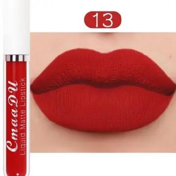 Cmaadu 18 Colors Waterproof Liquid Lipsticks Lip Makeup Matte Velvet Lipstick Lip Gloss Cosmetic Nude Long Lasting Cosmestics  B2-688 view 10
