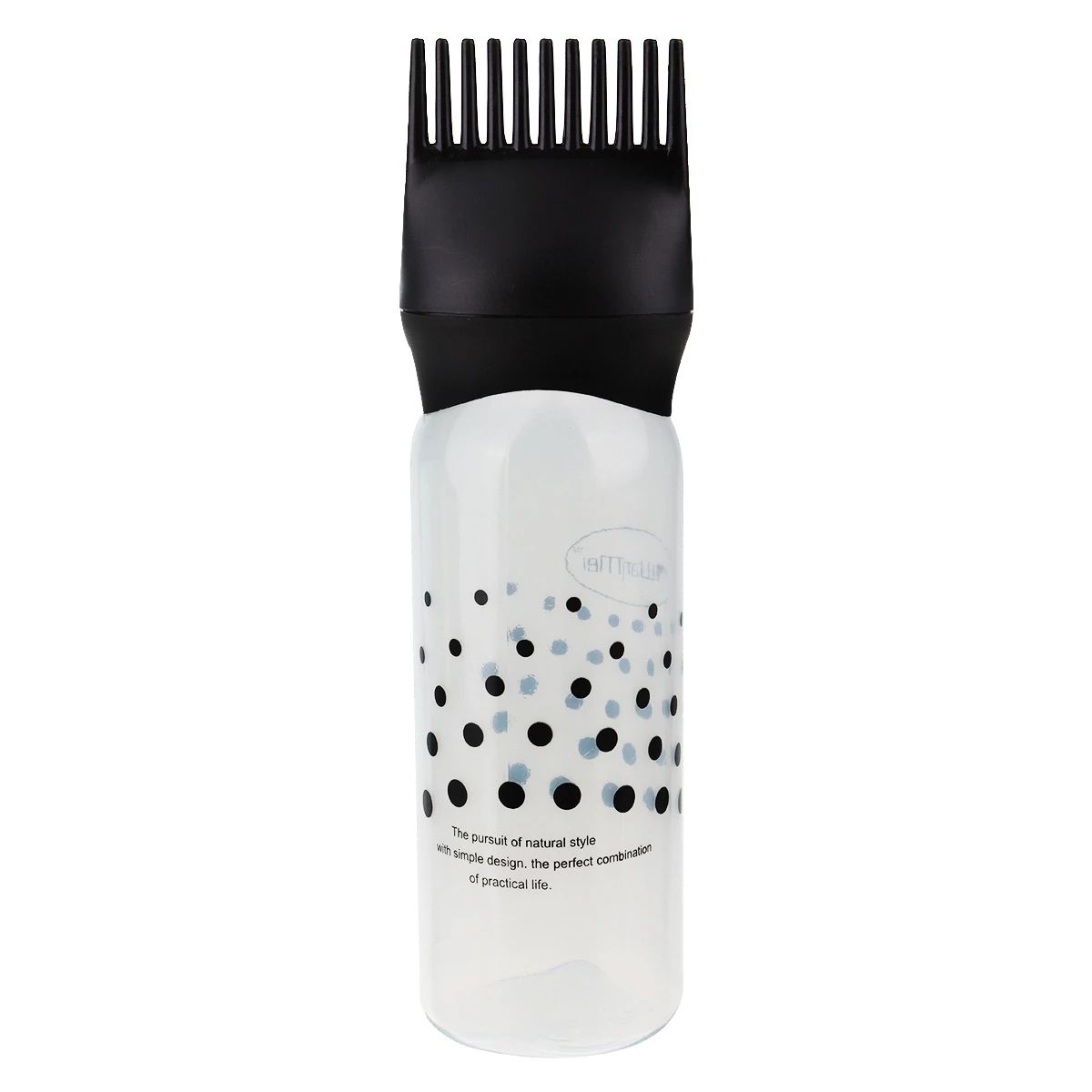 Shampoo Bottle Plastic Oil Comb Applicator Bottle Large Capacity Dispensing Salon Hair Color Styling Accessories
