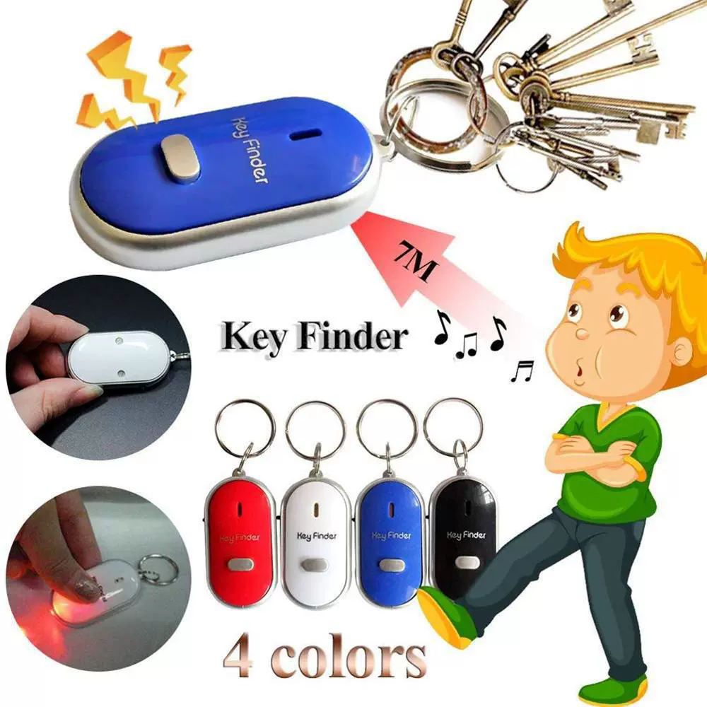 Key Finder Bluetooth-Compatible Smart Anti Lost Device Tag Keychain with Warning Alarm for Pet Wallet Security Protection E-126