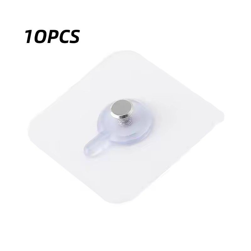 10pc Screw Nail No Punching Strong Viscose Hook Sticker Wall Photo Frame Hanger Nail-free Sticky Hook Wall Hanging Nail
C-336