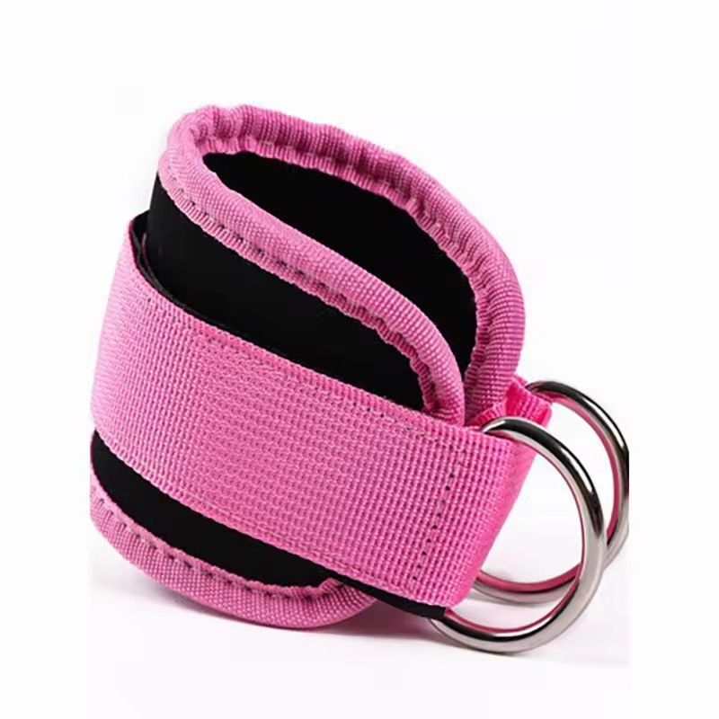 Fitness Ankle Straps Adjustable D-Ring Support Cuffs Gym Leg Excercises Training Workouts Sports Fit Guard Safety AbductorsC-606