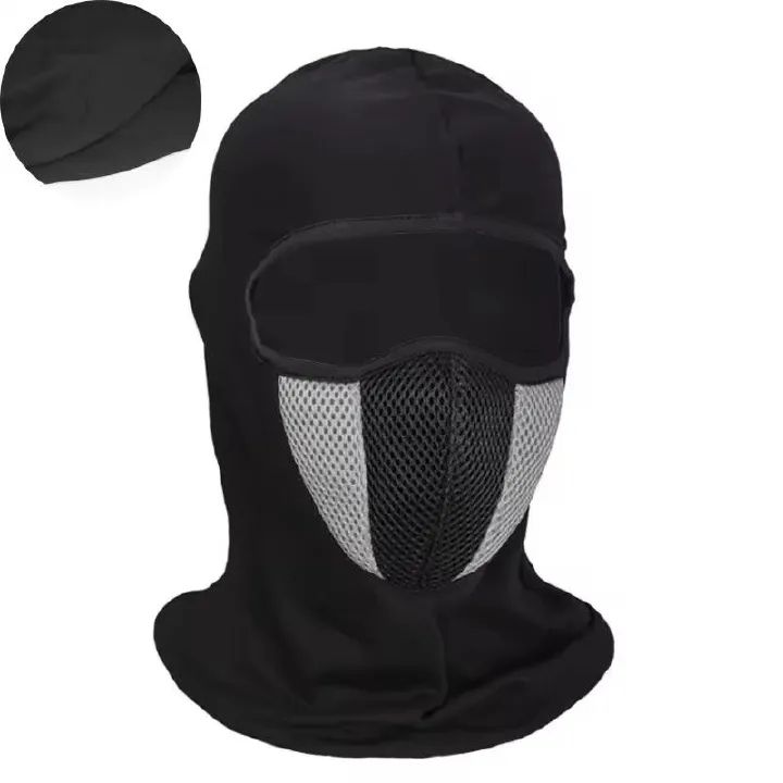 Breathable Balaclava Motorcycle Full Face Mask Cycling Motocross Helmet Hood Moto Riding Neck Face Hood Moto Accessories FZ-412