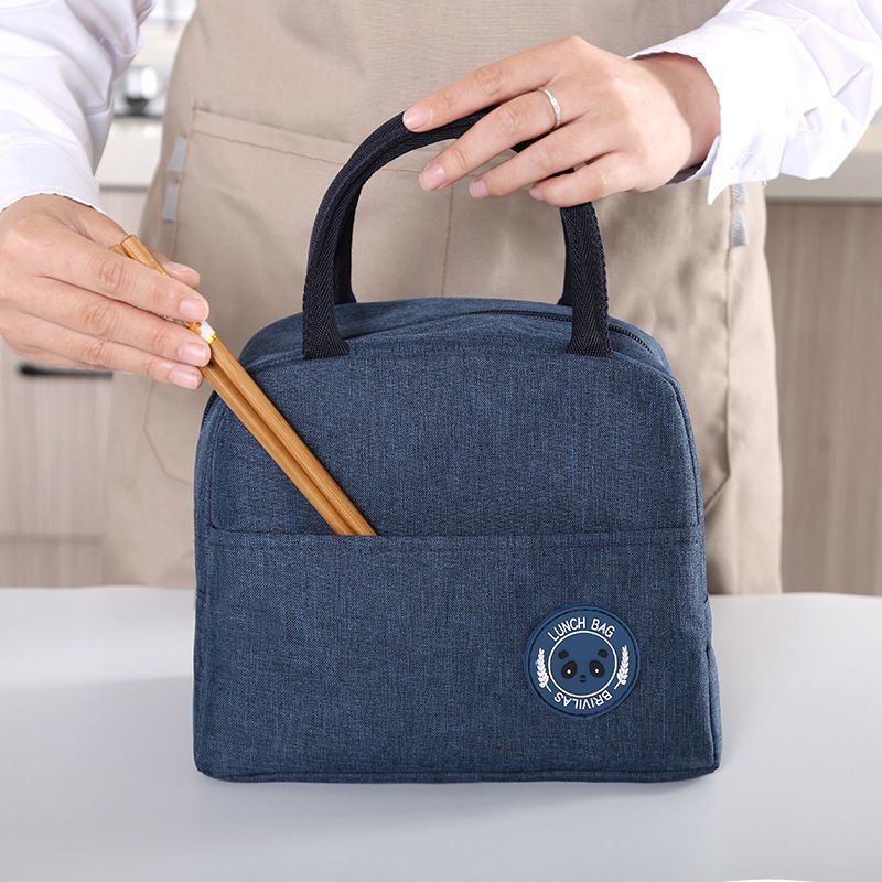 Fresh Cooler Bags Waterproof Nylon Portable Zipper Oxford Lunch Bags For Women Convenient Lunch Box Tote Food Bags &