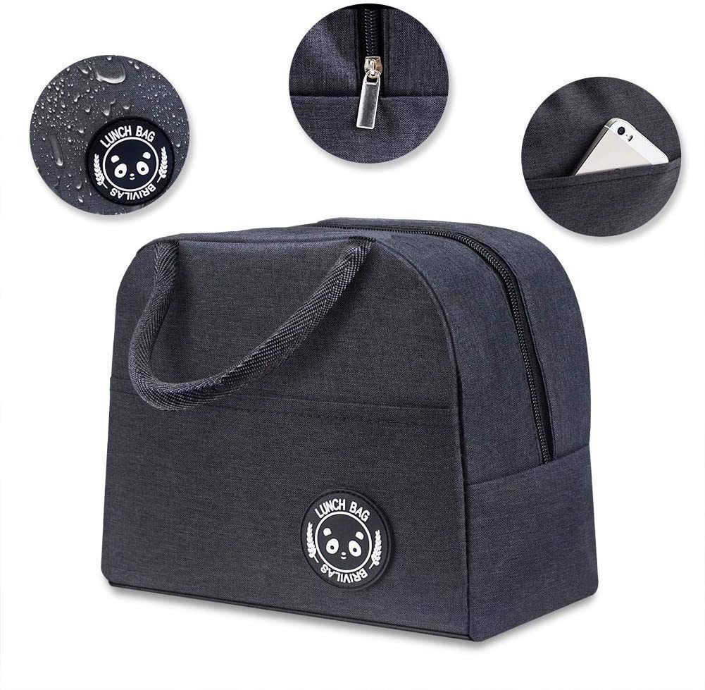 Fresh Cooler Bags Waterproof Nylon Portable Zipper Oxford Lunch Bags For Women Convenient Lunch Box Tote Food Bags &