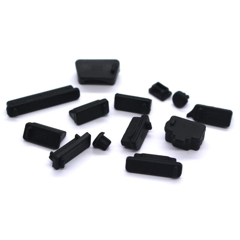 13pcs Colorful Silicone Anti Dust Plug Cover Stopper Laptop dust plug laptop dustproof usb dust plug Computer Accessories A-1273