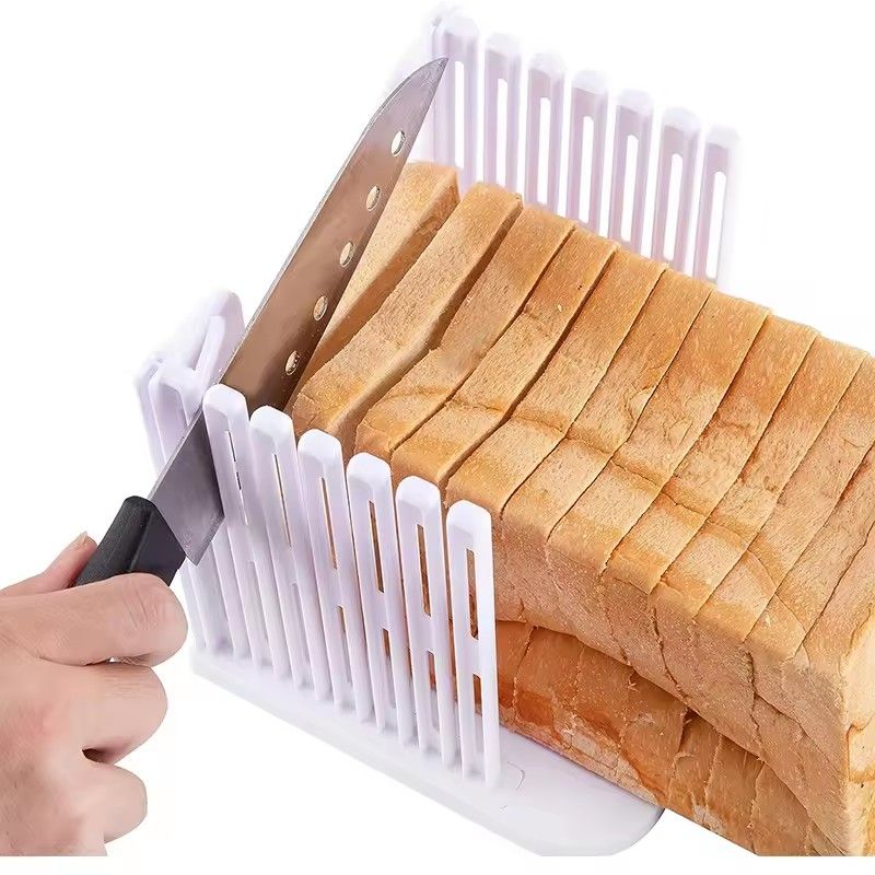Rectangle Bread Slicer Cutter Mold Toast Loaf Cutting Pro Bread Slicer Cutter Mold Maker Slicing Guide Loaf Kitchen Tools Ship