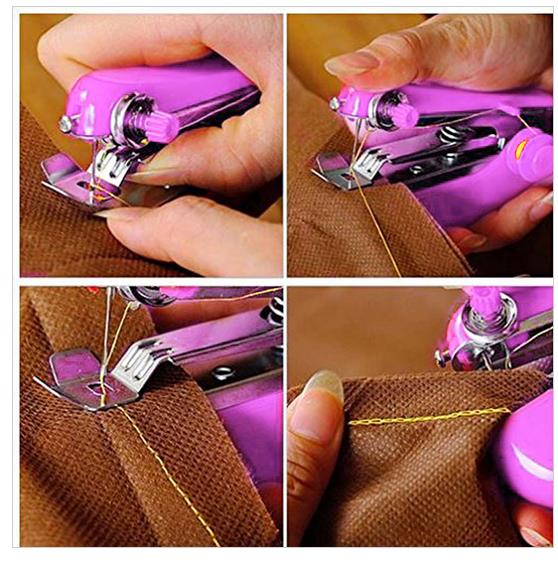 Portable needlework Mini Hand-Hel Sewing Machine