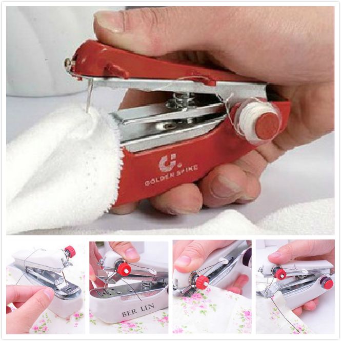 Portable needlework Mini Hand-Hel Sewing Machine
