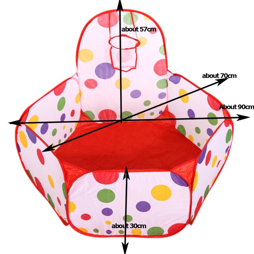 Pool Balls Kids Toys Kids Ocean Balls For The Pool Outdoor Game Hut Pool Baby Play Tent Toys for Children piscina de bolinha F4--52