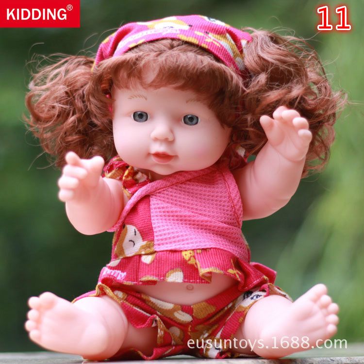 30cm Newborn Baby Doll Soft Stuffed Simulation Doll Toys for Children Educational Lifelike Babies Dolls Birthday Gift  &