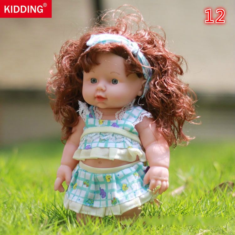 30cm Newborn Baby Doll Soft Stuffed Simulation Doll Toys for Children Educational Lifelike Babies Dolls Birthday Gift  &