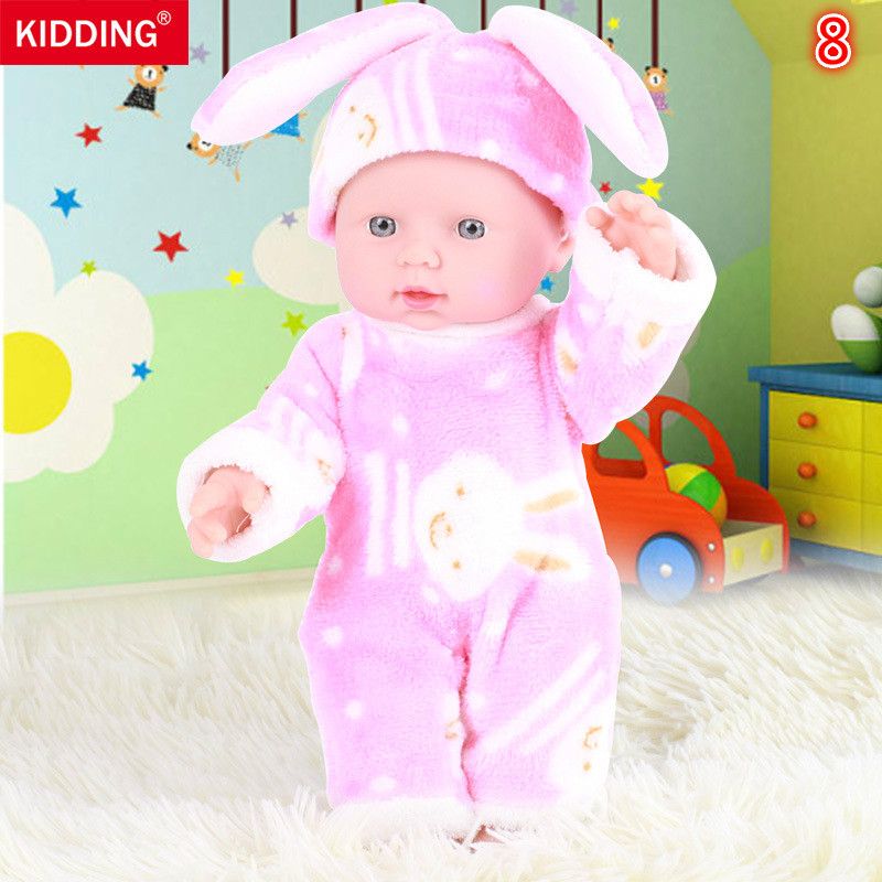 30cm Newborn Baby Doll Soft Stuffed Simulation Doll Toys for Children Educational Lifelike Babies Dolls Birthday Gift  &