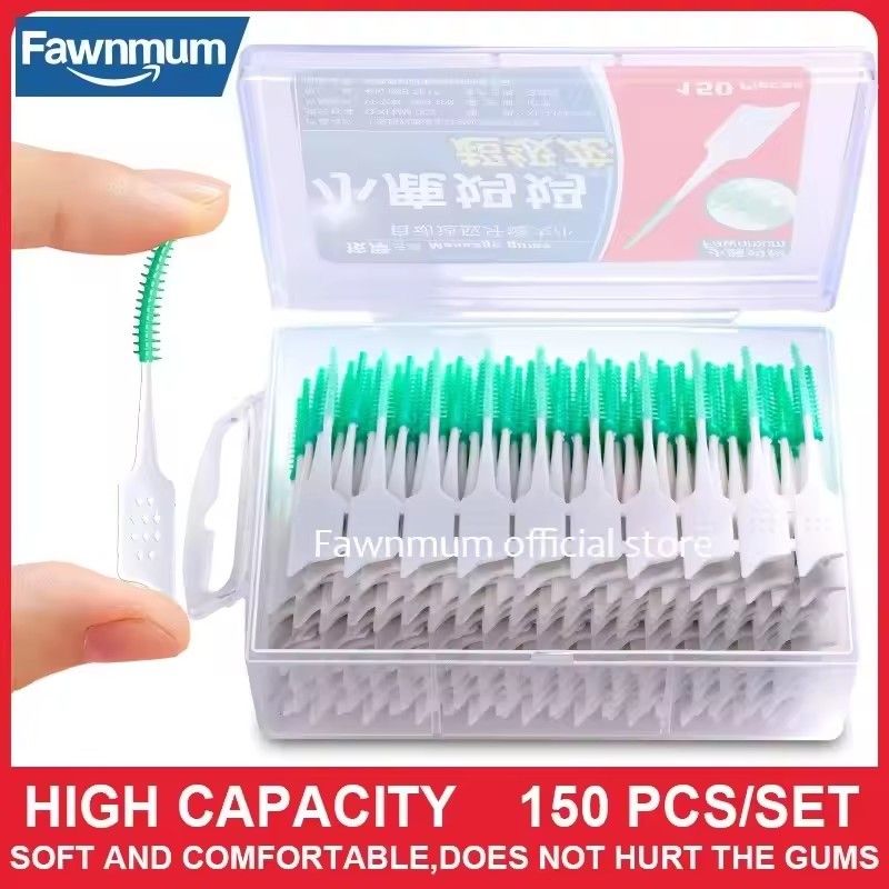 150Pcs/Set Orthodontics Braces Interdental Brush Clean Between Teeth Toothbrush Dental Cleaning Oral Hygiene Care Tool C-569