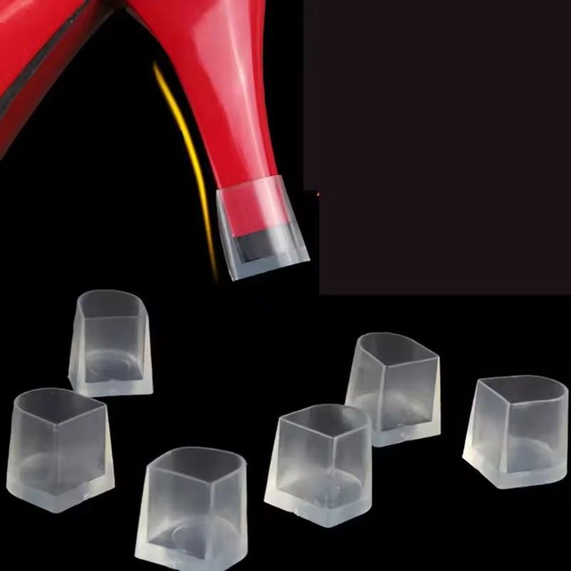 1pairs Heel Protectors High Heeler Antislip Silicone Heel Stopper Latin Stiletto Dancing Cover For Bridal Wedding Party J-16-1
