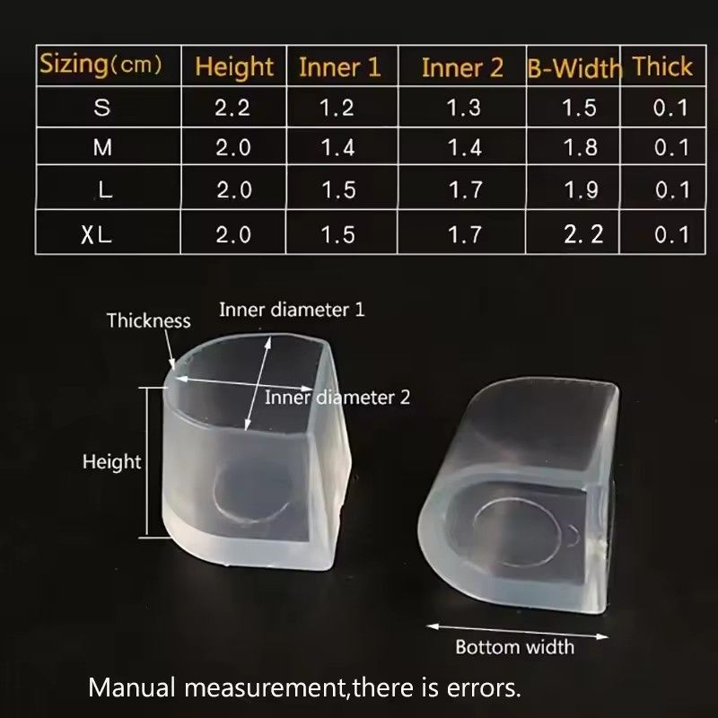 1pairs Heel Protectors High Heeler Antislip Silicone Heel Stopper Latin Stiletto Dancing Cover For Bridal Wedding Party J-16-1