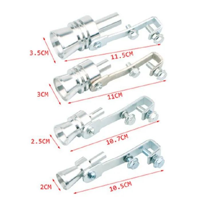 Universal Car Turbo Whistle Car Refitting Turbo Whistle Exhaust Pipe Sound Turbo Tail E-418