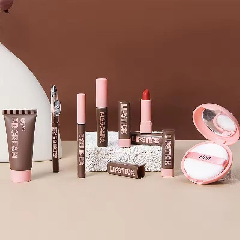 1pcHiVi Makeup Gift Box Powder Glue Record Limited Lipstick Powder Makeup gift box set Valentine's Day gift for your wife
