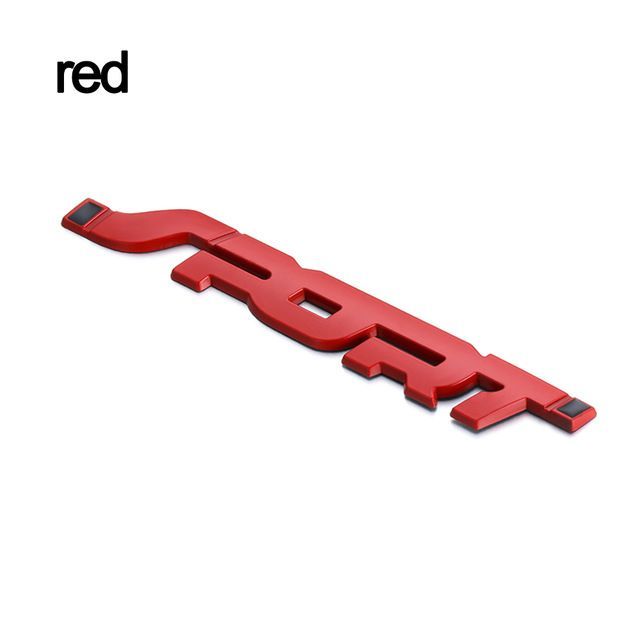 Car Accessories Sticker Styling Metal 3D Chrome Black Auto Car Trunk Racing Sport Word Letter Logo Emblem Badge Decal Sticker E-1286