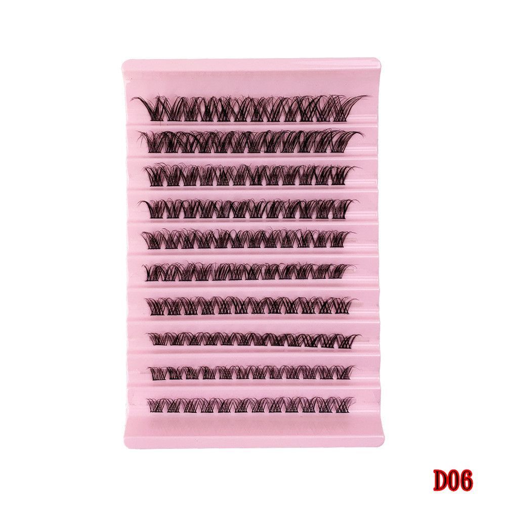 DIY Individual Lashes D Curl Fluffy Cluster Lashes DIY Eyelash Extension B2-954