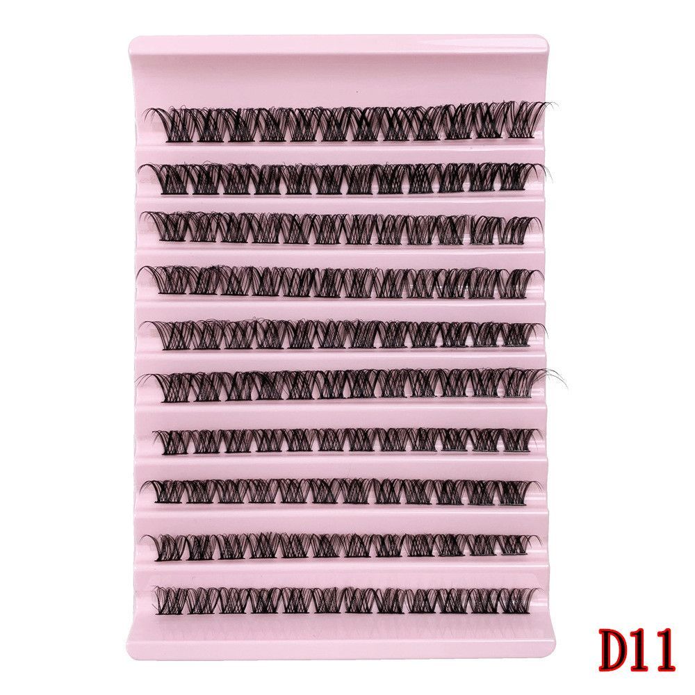 DIY Individual Lashes D Curl Fluffy Cluster Lashes DIY Eyelash Extension B2-954