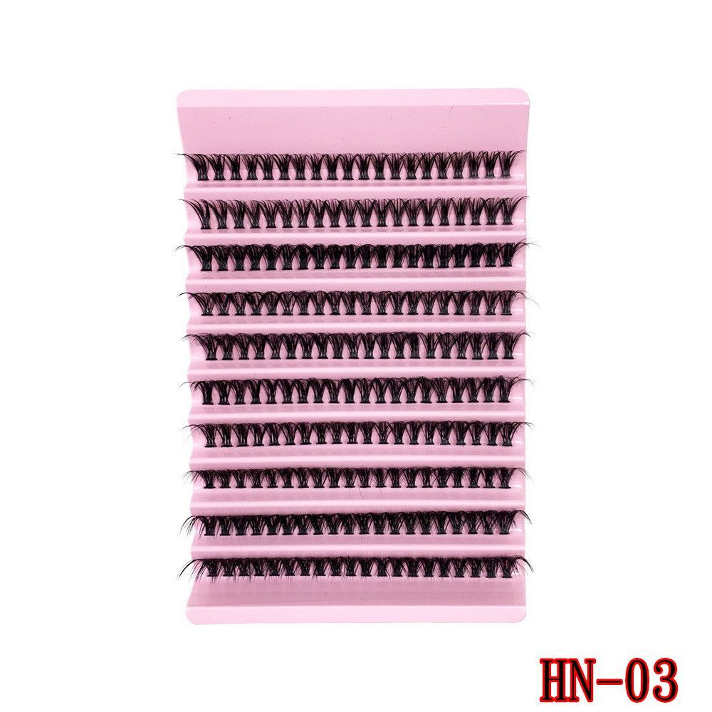 DIY Individual Lashes D Curl Fluffy Cluster Lashes DIY Eyelash Extension B2-954