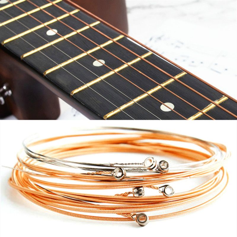 6Pcs Pure Copper Strings 1-6 for Classical Classic Guitar Strings Steel Wire Classic Acoustic Folk Guitar Parts Accessories & E-1004