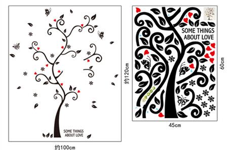 Large Size Family Photo Frame Tree Wall Sticker Stickers Home Decor Living Room Bedroom Decals 45*60CM