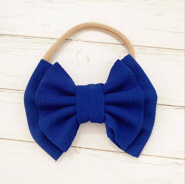 spring and summer bow hair band baby baby hair band headband double bow nylon hair band TS-42-3