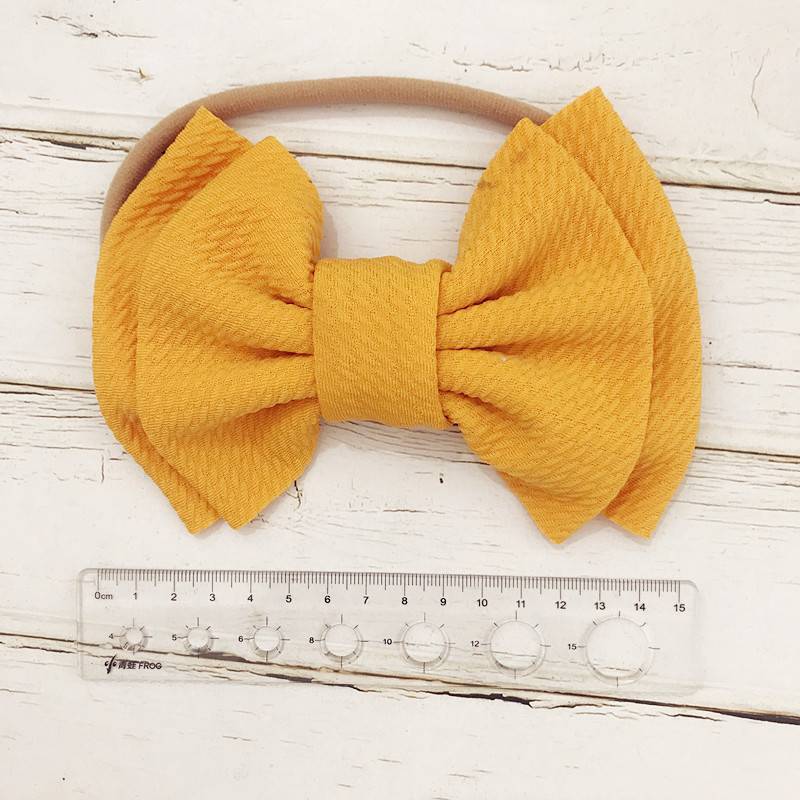 spring and summer bow hair band baby baby hair band headband double bow nylon hair band TS-42-3