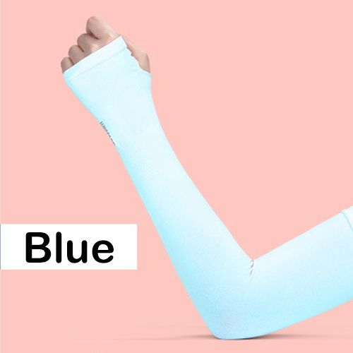 Arm Sleeves Warmers Sports Sleeve UV Protection Hand Cover Cooling Warmer Running Cycling Summer Sunscreen Ice silk Sleeves & FZ-375