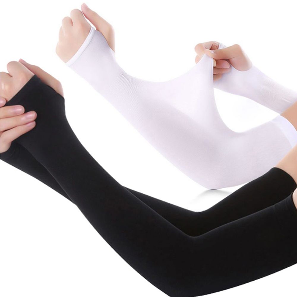 Arm Sleeves Warmers Sports Sleeve UV Protection Hand Cover Cooling Warmer Running Cycling Summer Sunscreen Ice silk Sleeves & FZ-375