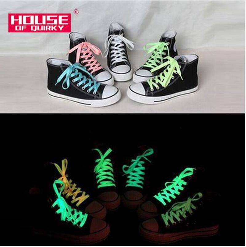 1pair 120cm Sport Luminous Accessories Shoelace Glow In The Dark Improve Manipulative Ability Gift For Children luminous shoesFZ-11-1