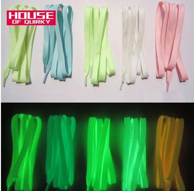 1pair 120cm Sport Luminous Accessories Shoelace Glow In The Dark Improve Manipulative Ability Gift For Children luminous shoesFZ-11-1
