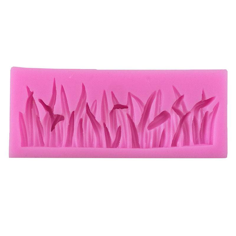 Grass Shape Cake Decorative Silicone Mold Fondant Cookie Chocolate Mould Candy Cake Pudding Muffin Molds DIY Baking Tools D11--4