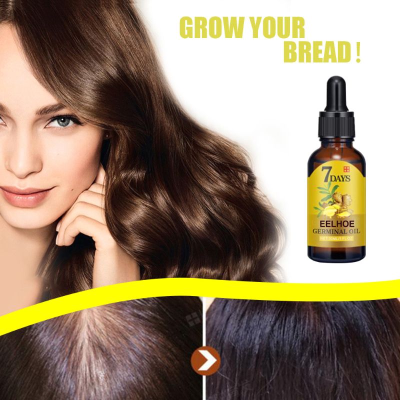 Ginger Hair Growth Fast Hair Growth Essential Oil Beauty Hair Care To Prevent Hair Loss Oil Scalp Care Nutrient Solution B2-790