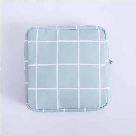 Women's Small Cosmetic Bag Travel Mini Sanitary Napkins Make Up Lipstick Storage Pouch Cute Cotton Girl Makeup Bags Case E-1114