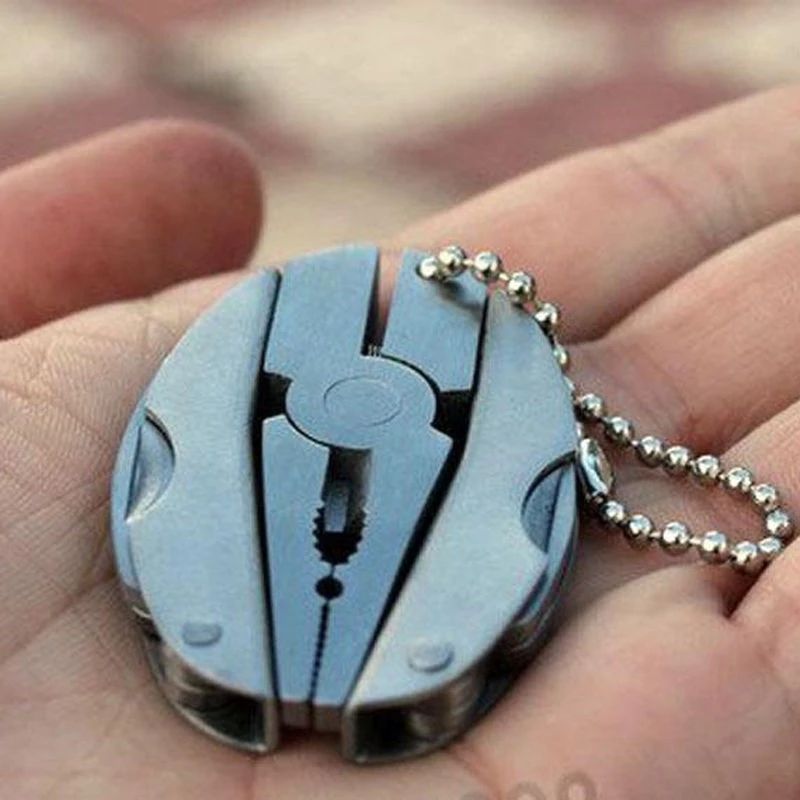 Stainless Steel Outdoor Portable Multi-tool Pliers Key Chain Screwdriver Multi-tools Mini Pliers Multi-tools C-125