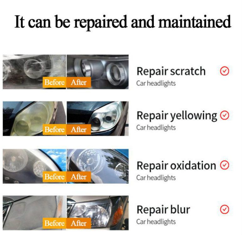 20ML plating repair agent for headlight scratch yellowing polishing repair agent 20ml plating repair agent for headlight scratch yell B2-536