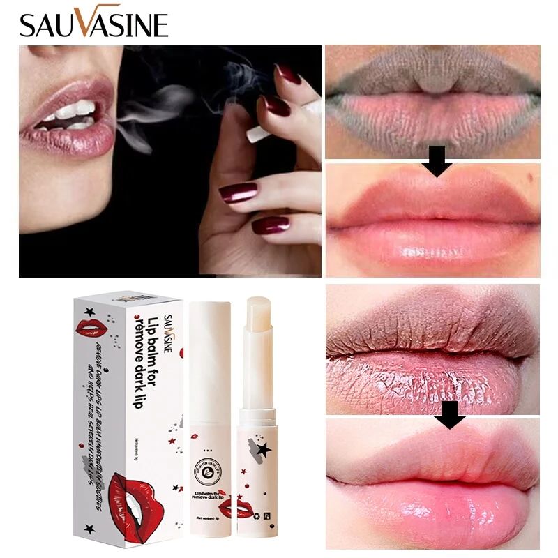 Black Lip Lightening Lip Balm Remove Dull Black Lip Products Exfoliating Deep Nourish Fade Lips Lines Moisturizing Brighten Care B2-839