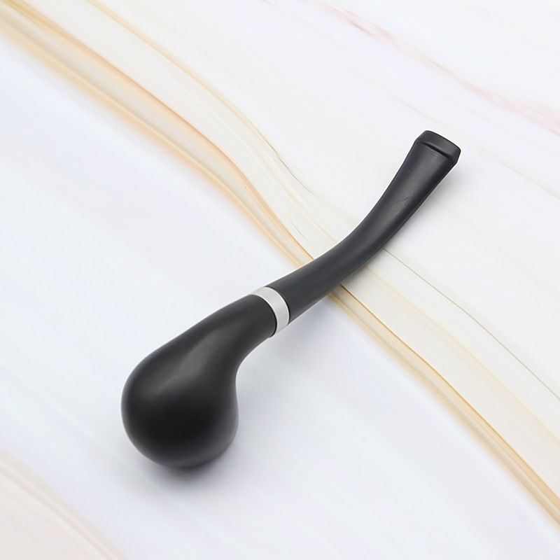 Mini Portable Smoking Pipe Black Delicate Smoking Tobacco Pipe Filter Cigarette Holder Friend Family Gift Men Necessary Supplies