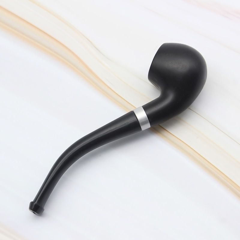 Mini Portable Smoking Pipe Black Delicate Smoking Tobacco Pipe Filter Cigarette Holder Friend Family Gift Men Necessary Supplies