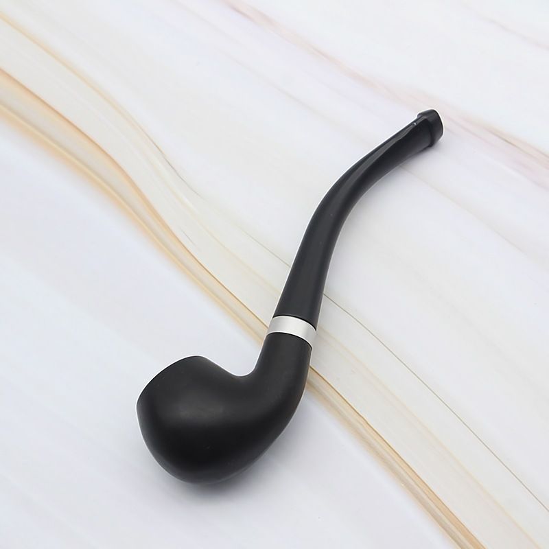 Mini Portable Smoking Pipe Black Delicate Smoking Tobacco Pipe Filter Cigarette Holder Friend Family Gift Men Necessary Supplies