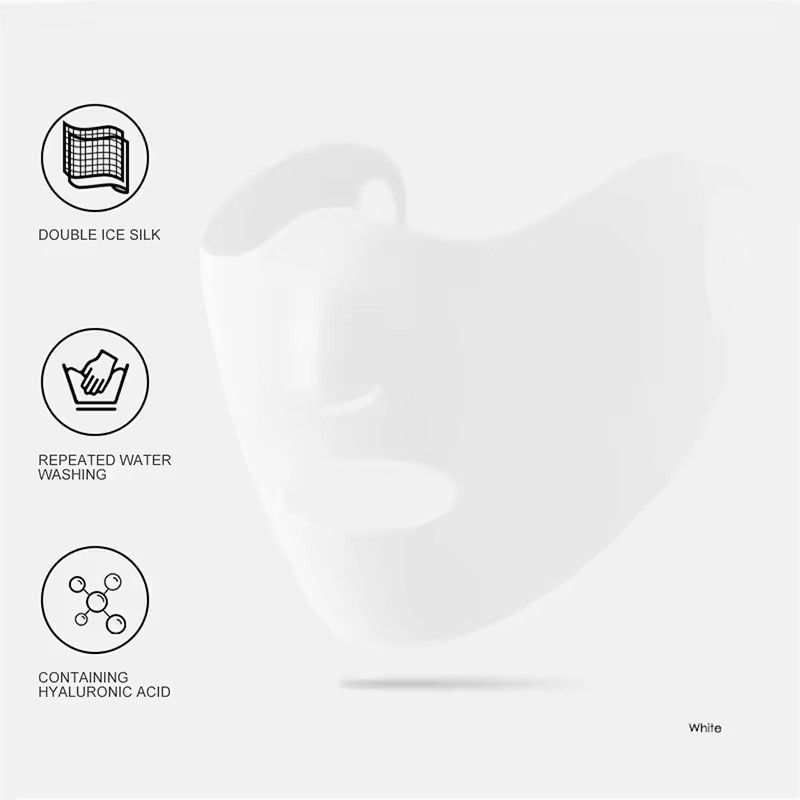 Outdoor Sport Sunscreen Mask Women Traceless Mask Ice Silk Anti-UV 400 Facemask Summer Cycling Sun Protection Breathable Thin
