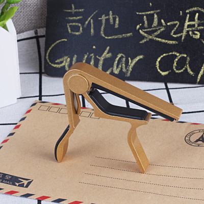 High Quality Aluminium Alloy Metal Guitar Capo Quick Change Clamp Key Acoustic Classic Guitar Capo Tone Adjusting Guitar Parts E-379