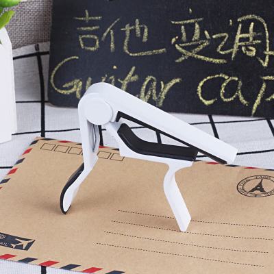 High Quality Aluminium Alloy Metal Guitar Capo Quick Change Clamp Key Acoustic Classic Guitar Capo Tone Adjusting Guitar Parts E-379