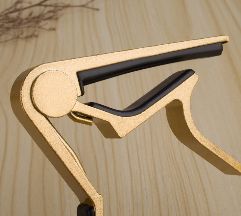 High Quality Aluminium Alloy Metal Guitar Capo Quick Change Clamp Key Acoustic Classic Guitar Capo Tone Adjusting Guitar Parts E-379